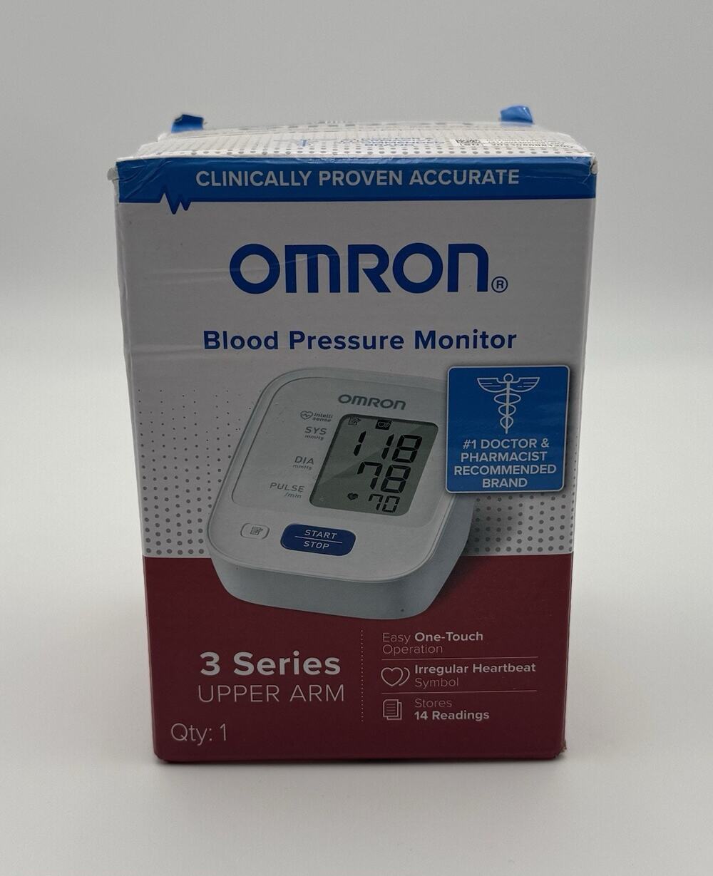 Omron 3 Series BP7100 Upper Arm Blood Pressure Monitor Brand New! Great Deal